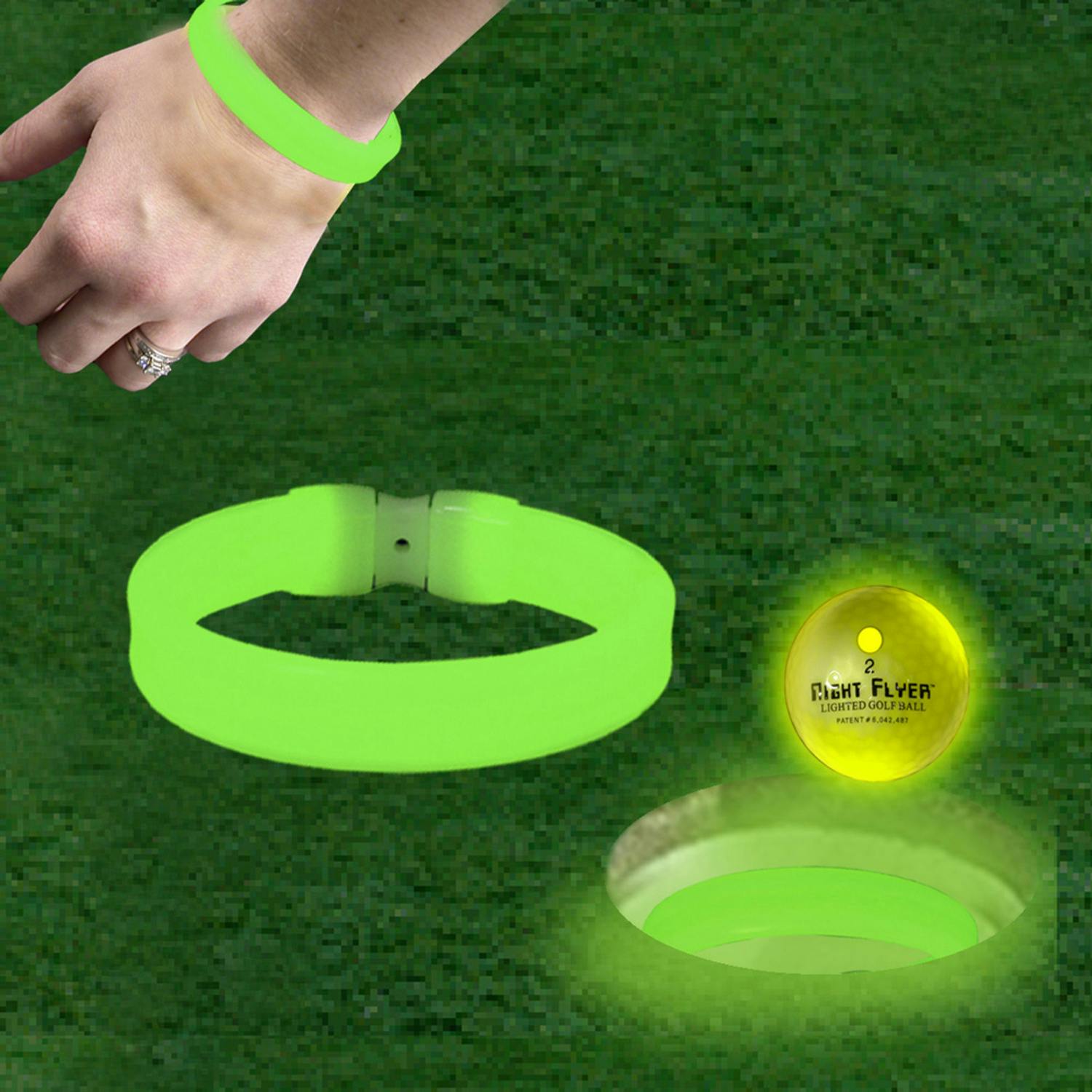 Night Flyer Glowing Cup Rings 25-pack